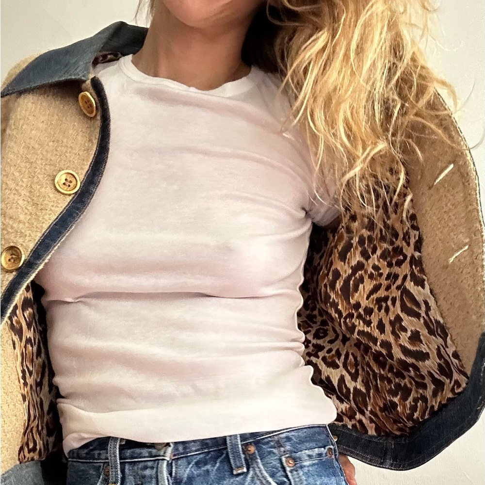 Vintage D&G Tweed & Denim Jacket - Picture 4 of 7